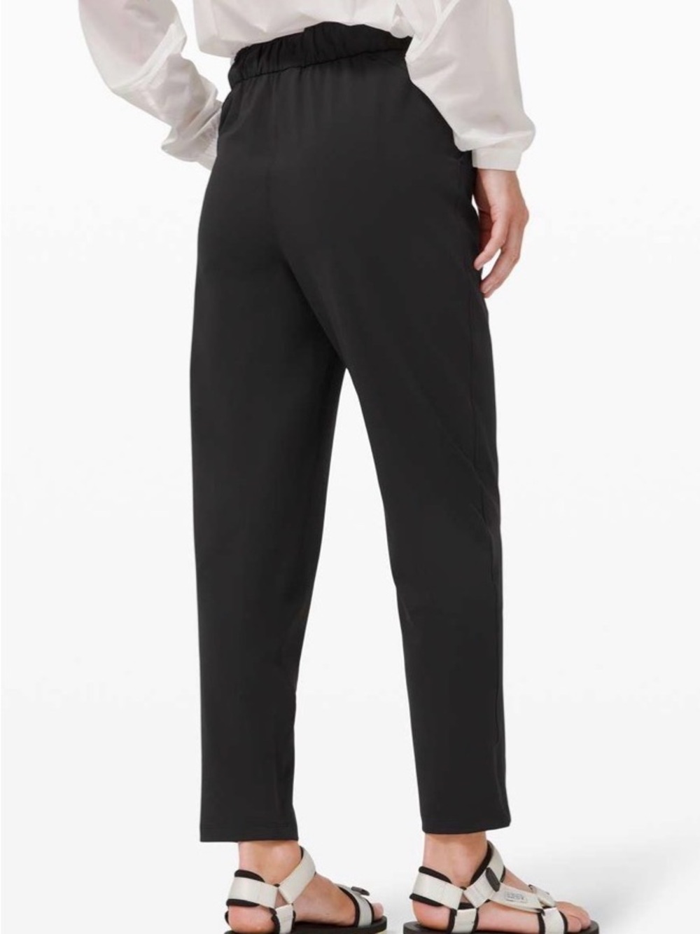 Lululemon Keep Moving Pant 7/8 High-Rise Black Size 12 Luxtreme Stretch Travel - Picture 2 of 10
